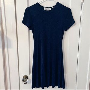 Vintage 90s Blue Dress